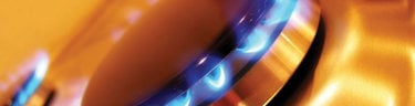Gas flame close-up