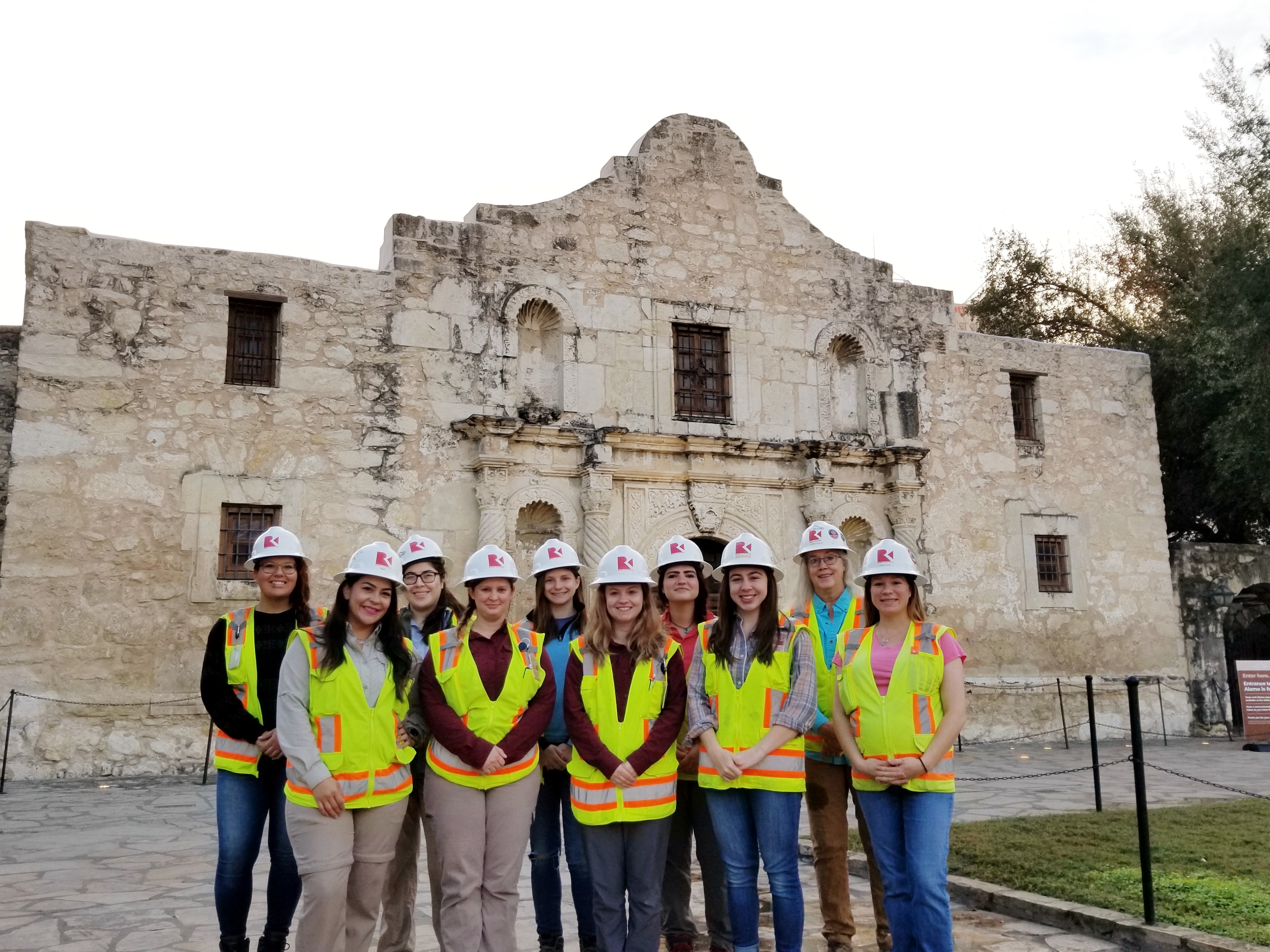 Alamo Archaeology Kiwa group photo