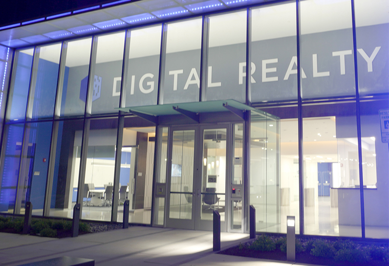 Digital Realty entrance building