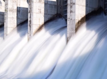 Water outlet Hydro power plant