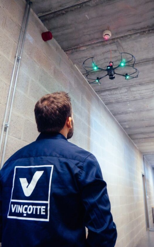 smoke detector drone