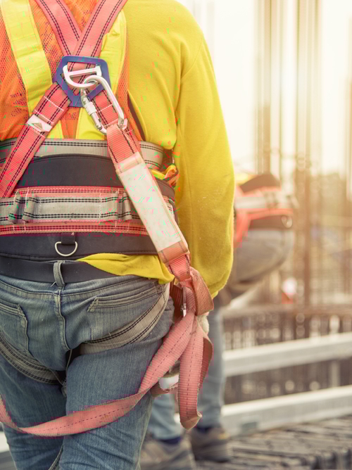 Working safely on the construction site