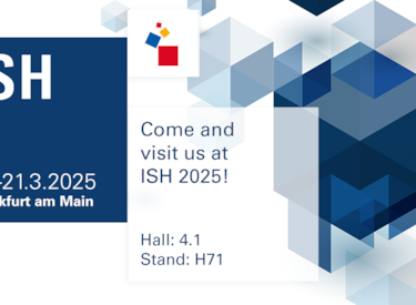 Banner för mässan ISH