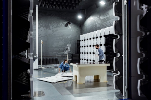 Test lab in Kiwa Woerden, The Netherlands