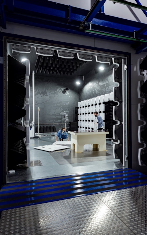 Test lab in Kiwa Woerden, The Netherlands