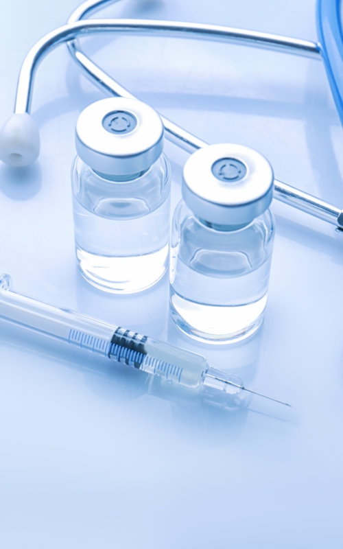 Medical hospital with patient