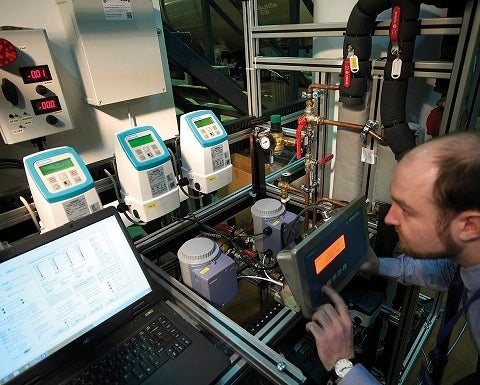 employee conducting a MCS Product Certification