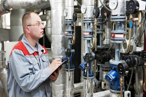 Heating Engineer Boiler Room