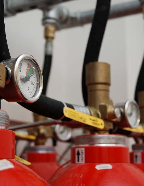 Fire extinguishing gas extinguishing system