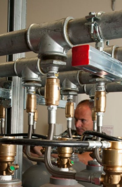 Blusgassysteem en -beveiligingen