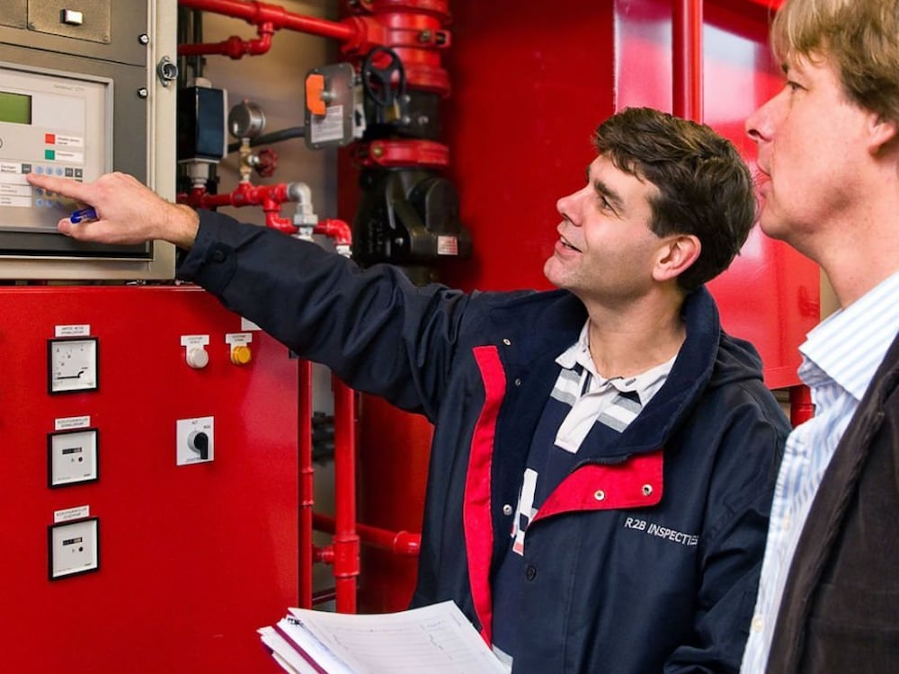Inspectie sprinklerinstallatie
