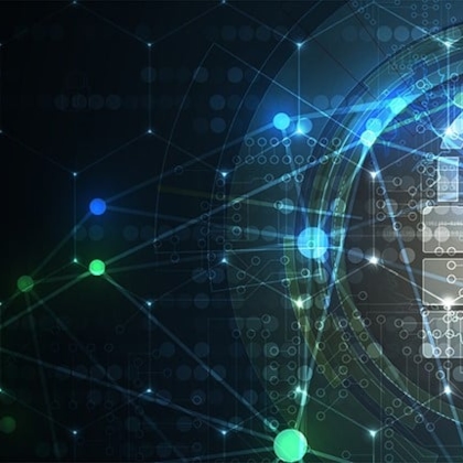 Illustratie van digitaal slot