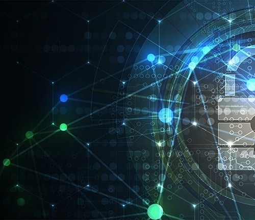 Illustratie van digitaal slot