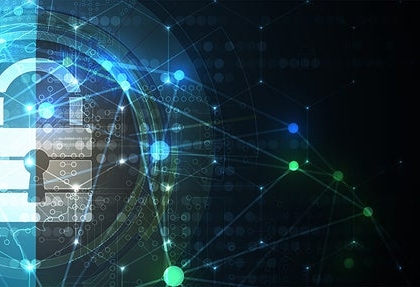 Illustratie van digitaal slot