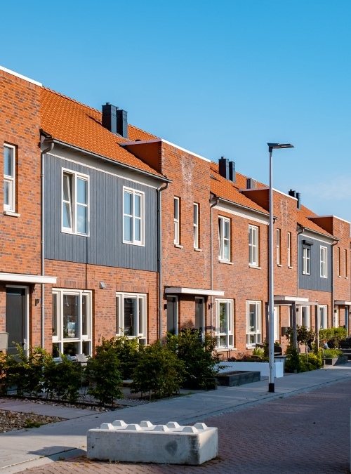 Rijtjeshuizen in Nederland