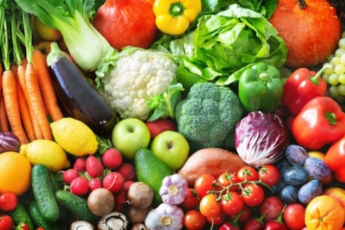 Vegetables and fruit