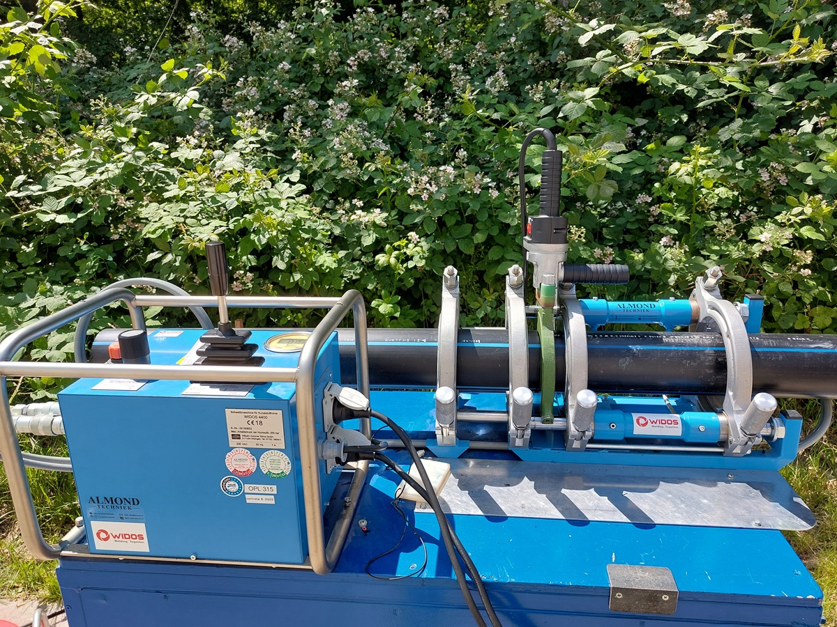 Spiegellasser in uitsnede