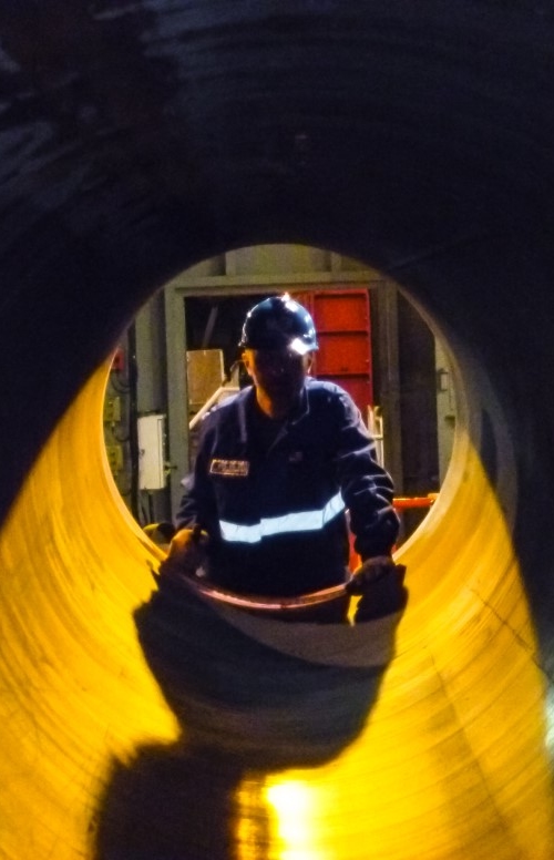 Spiegellasser in uitsnede