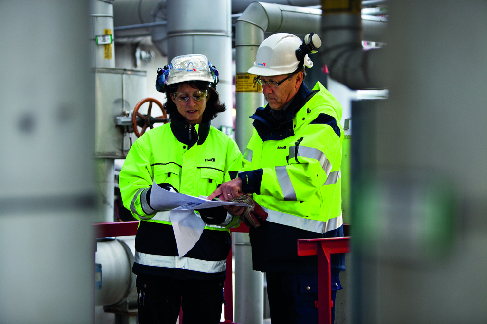 Kiwa eksperdid töötamas objektil