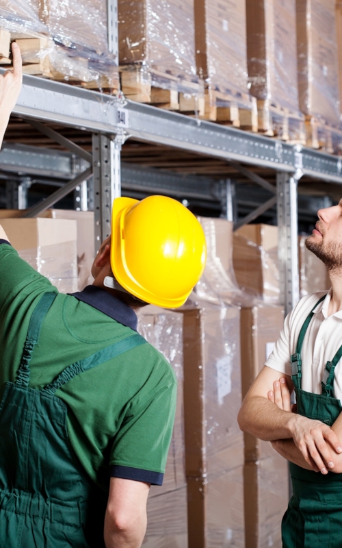 Inspectie magazijnstellingen