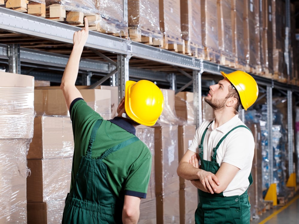 Inspectie magazijnstellingen