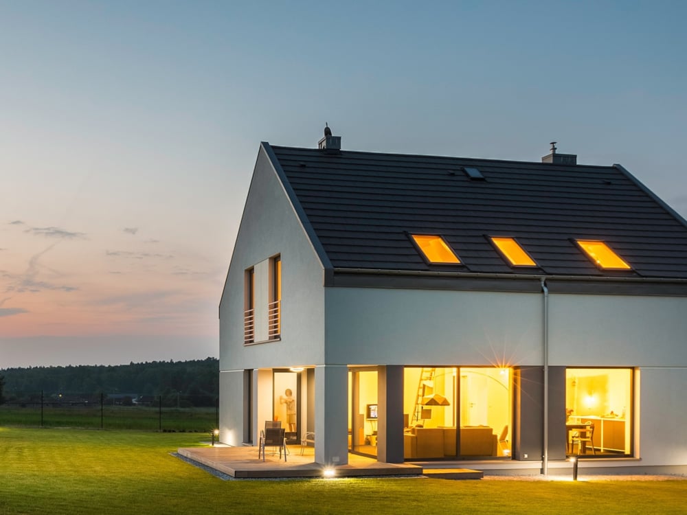 Huizen in nieuwe woonwijk