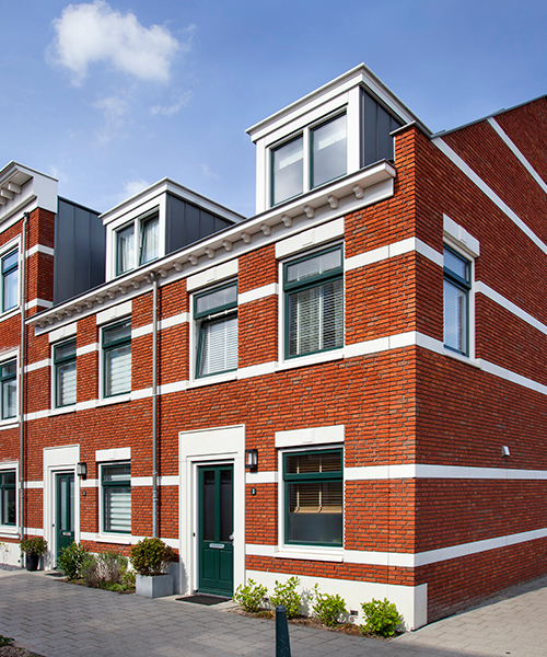 Huizen in nieuwe woonwijk