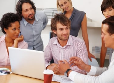 Collega's in overleg