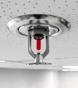 Sprinkler in plafond
