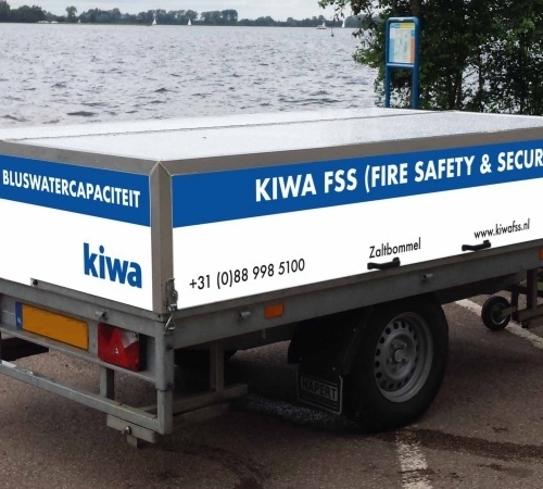 Test/Measuring Trailer for Water-Based Extinguishing Systems Water Supply Capacity