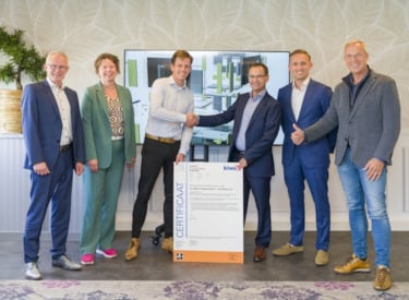 Kiwa reikt eerste KOMO-certificaat BRL 2840 uit aan Van Wijnen