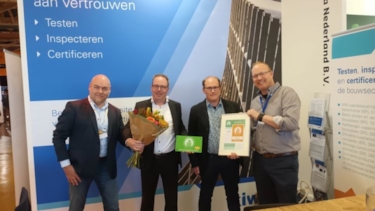 Certificaatuitreiking door Kiwa op het Betonevent 2023