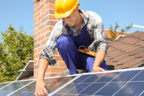 Installatie zonnepanelen