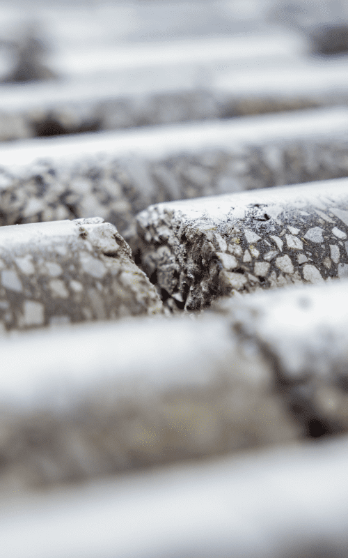 Wegmaterialen om te testen