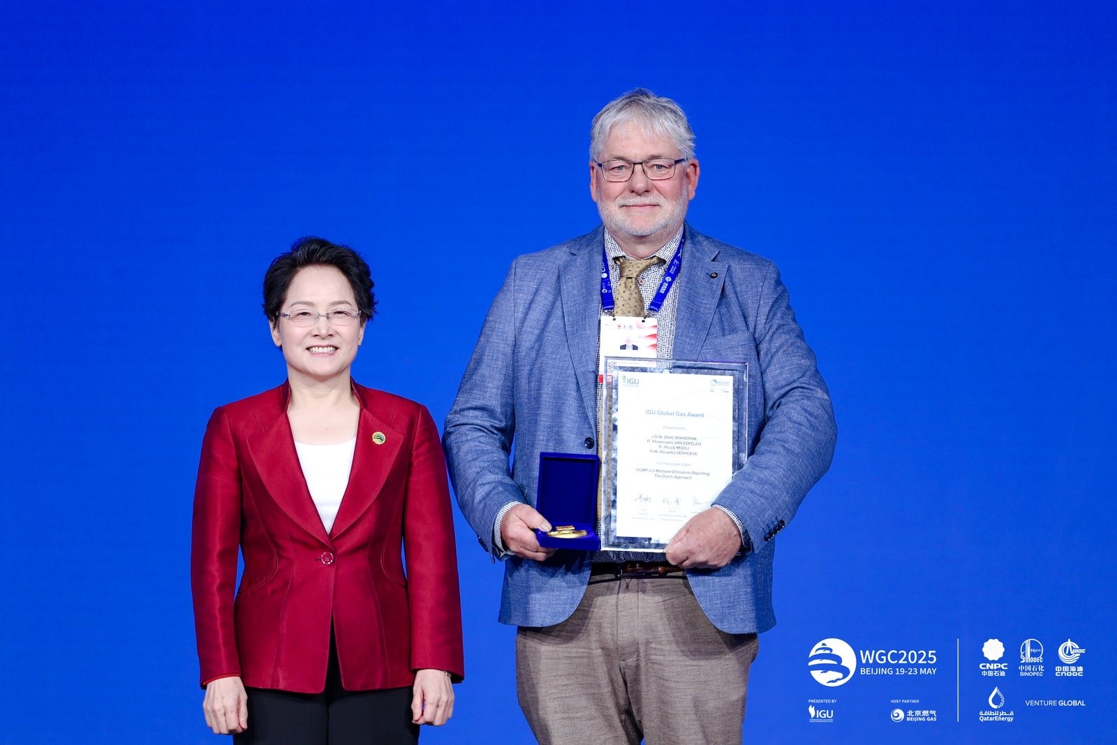 Kiwa heeft, samen met Alliander, DEP en Stedin, de IGU Global Gas Award gewonnen 