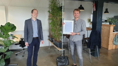Certificaatuitreiking bij De Groene Jongens