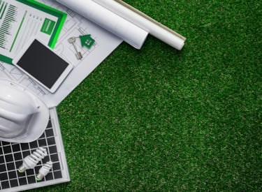 Preparations for a construction project