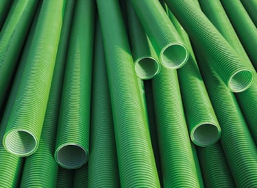 Miljoproduktdeklaration för plaströr, byggprodukter.