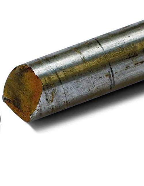 Metallbit avbruten vid förstörande provning.