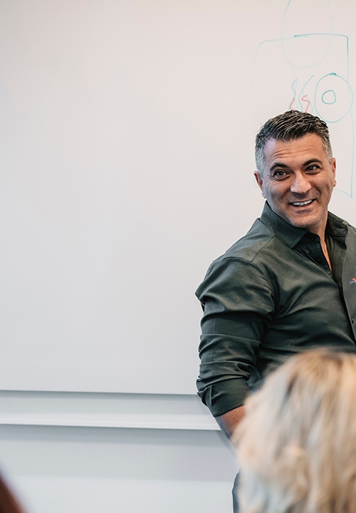 profesor dando clase