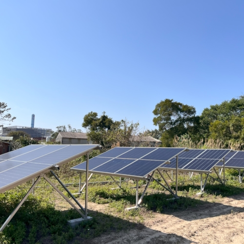 Kiwa Extel outdoor solar panel lab