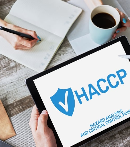 HACCP logo to illustrated training provided by Kiwa.